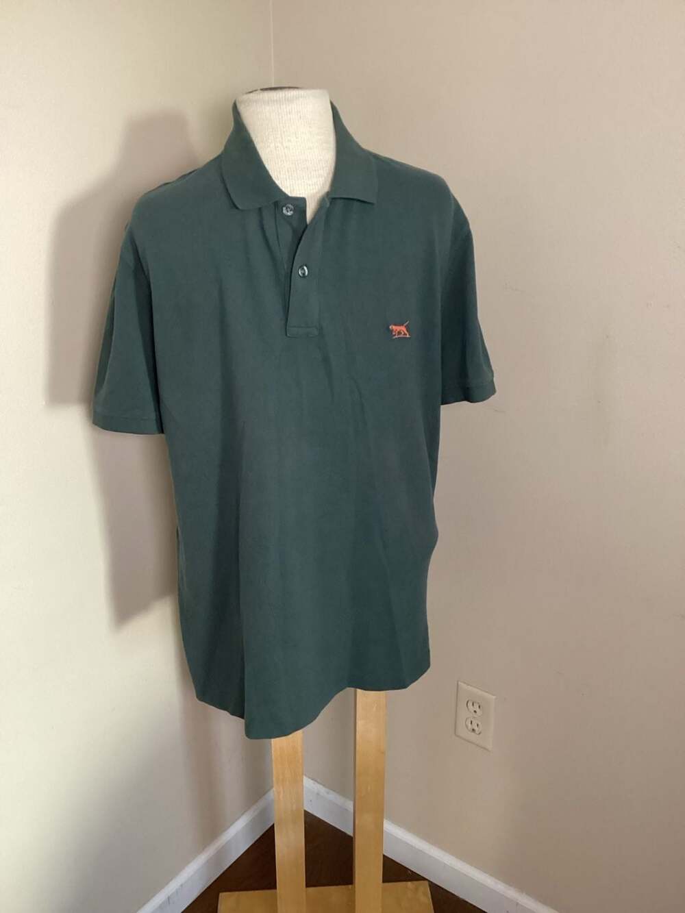 Rodd & Gunn Gunn Polo Sports Fit Short Sleeve Shirt XL Green